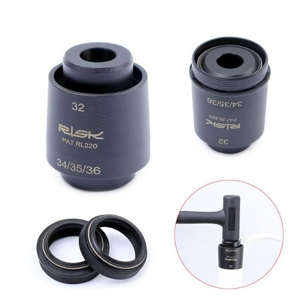 

tools 4 in 1 mtb bike front fork bicycle dust seal installation kit tool suitable for 32/34/35/36mm driver accessories