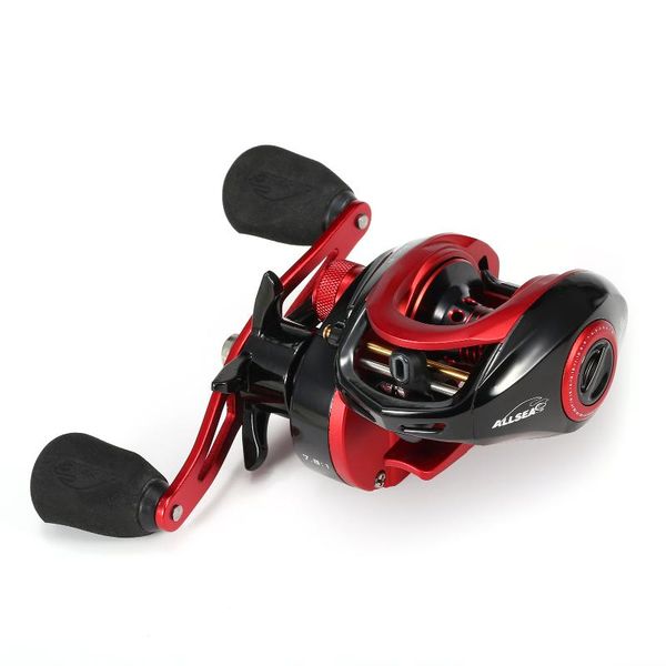 

baitcasting reels 12+1 ball bearings fishing reel with deep shallow spools 7.8:1 gear ratio bait casting