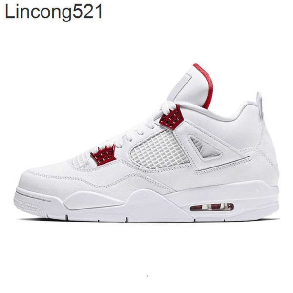 

men 4 4s basketball shoes red metallic new bred what the neon court purple black-cat cement mens trainers sport sneakers 7-13gl6f