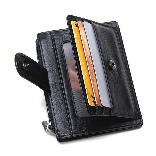 

wallets luxury slim blocking leather wallet credit id card holder purse money case for men women fashion ba1, Red;black