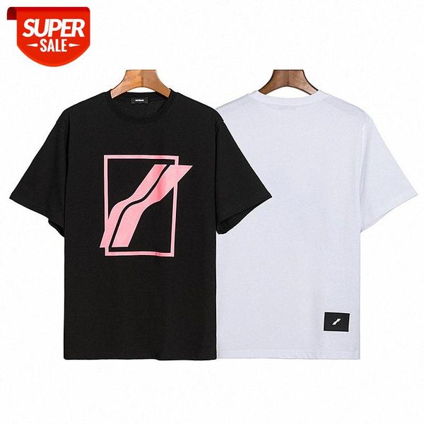 

we11done printed oversized short-sleeved t-shirt couple #en1t, White;black