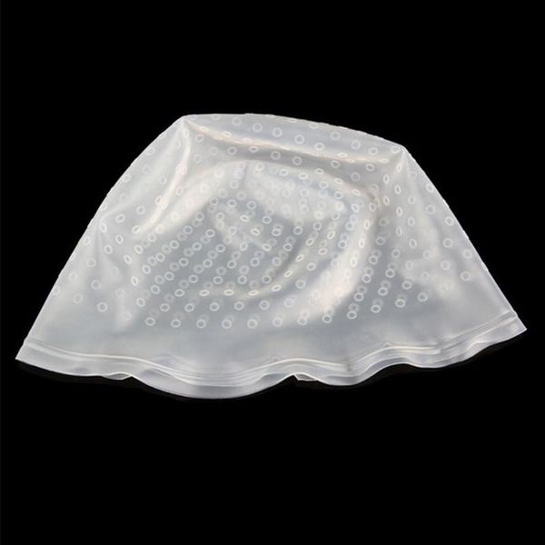 

party hats silicone hair colouring highlighting cap reusable frosting tipping color styling tools salon dye