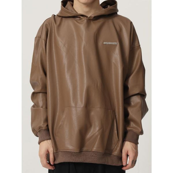 

men's hoodies & sweatshirts high street hip hop hoodie for the winter fashion brand printed loose, Black