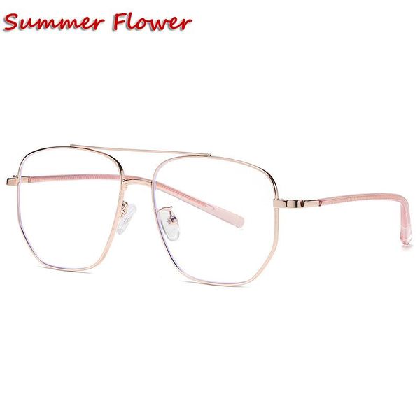 

fashion sunglasses frames women alloy eyewear oversize men prescription optical frame trend spectacles, Black