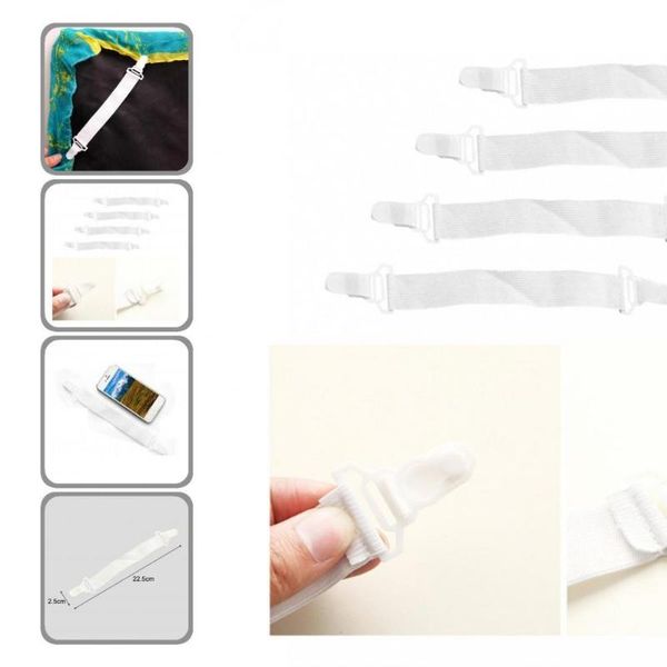 

hooks & rails tear resistant white bed sheet clips straps holder mattress for sofa cushion