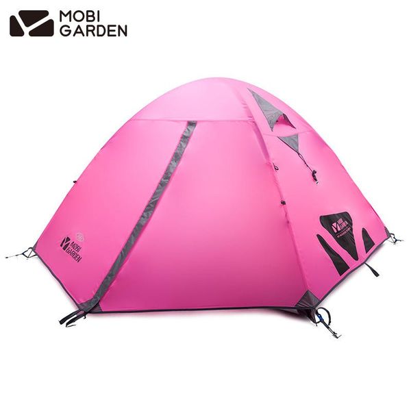 

tents and shelters tent outdoor camping hiking mobigarden cold mountain 2/3air upgraded colorful 3person 210t polyester pu2000mm aluminum po