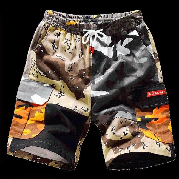 

summer shorts men casual camouflage fashion training bodybuilding male workout fitness bermuda sweatpants ee5dk men's, White;black