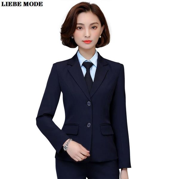 

women's suits & blazers blazer shirt pant or skirt womens 3 piece set office ladies slim suit wear women black burgundy blue clothing, White;black