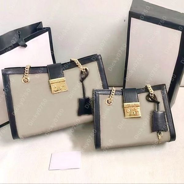 

luxury designer tote bags padlock shopping bag mm women handbags leather shoulder bags purse messenge from wholesalers dicky0750 498156