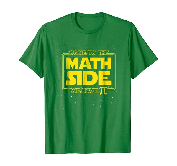 

pi day funny t-shirt - come to the math side we have pi gift, White;black