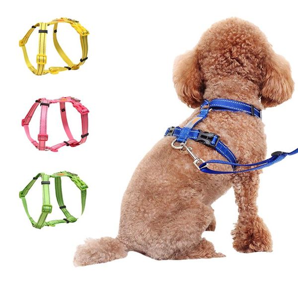 

dog collars & leashes leash chest strap small i-shaped harness chain pet supplies relieve restraint prevent break adjustable