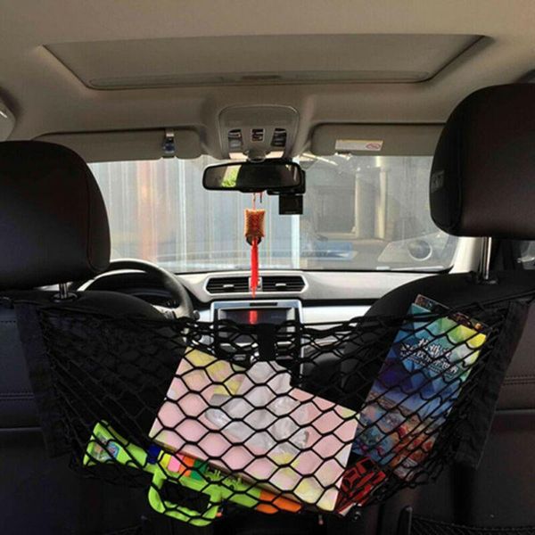 

car organizer elastic nylon netting cargo net storage universal 110*50cm