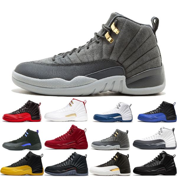 

2022 12s 12 basketball shoes jumpman men black purple bulls dark fiba flu game french blue indigo michigan reverse taxi twist utility wings