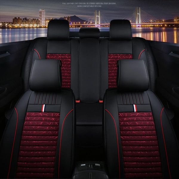 

car seat covers hlfntf fully-enclosed leather plus linen four season for qashqai note murano march almera cushions