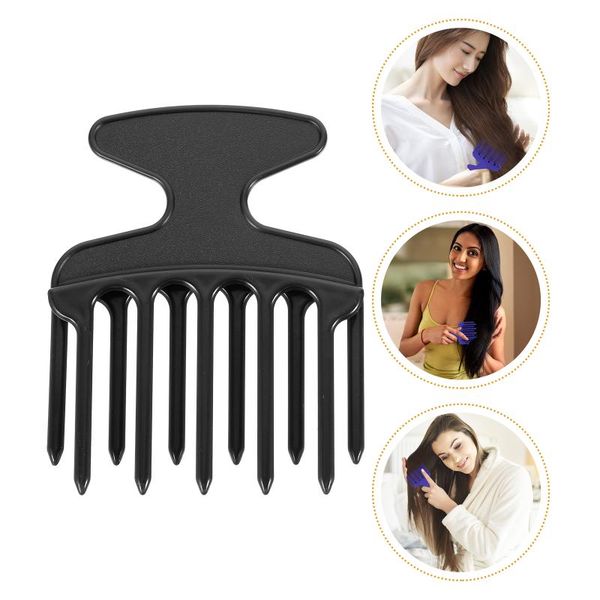 

hair brushes 2pcs men comb grooming brush wide tooth for, Silver