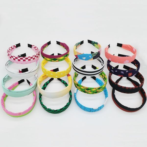 

hair clips & barrettes carerjew anime demon slayer cosplay men and women headband casual sports accessories couple holiday girls small gift, Golden;silver