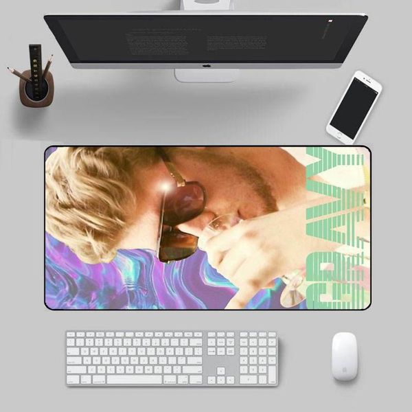 

mouse pads & wrist rests yung gravy gaming pad large mousepad gamer accessories anti-slip natural rubber pc computer keyboard desk mat