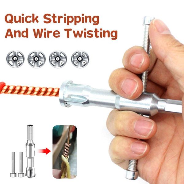 

automatic wire stripper electrician general stripping artifact connector hand tools line cable peeling twisting pliers professional tool set