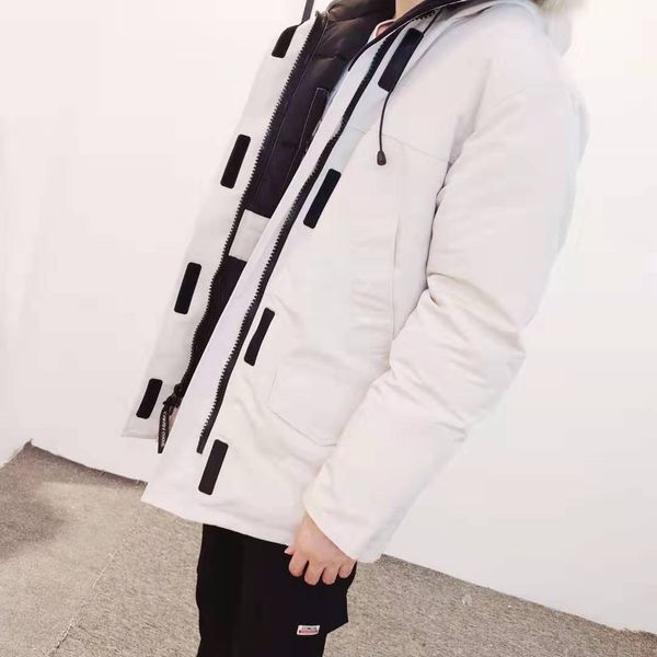 

down jacket 2021 canadian men's 13 winter veet work clothes couple men 12, Black