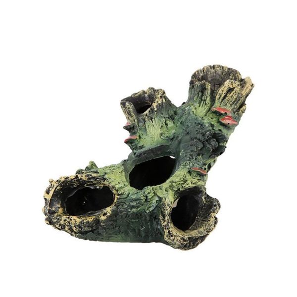 

decorations 1 piece of rockery fish tank landscaping aquarium decoration hidden cave tree ornaments pet supplies