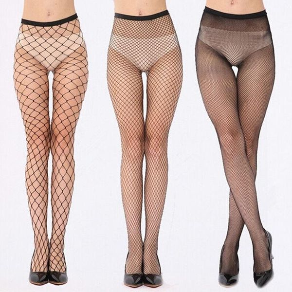 

socks & hosiery women hollow out net fishnet stocking summer tights pantyhose small middle big mesh tight spring girls base body stocki, Black;white