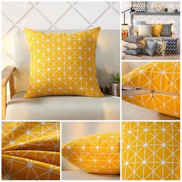

pillow case soft aushion cover 32x44cm pillowcase bedroom sofa decorative