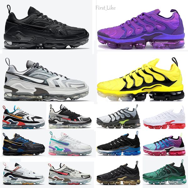 

tn plus evo run shoes evolution of icons hyper grape triple black blue yellow collectors closet wolf grey vapers men women outdoor sports tr