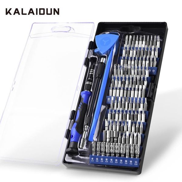 

hand tools kalaidun screwdriver set 124 in 1 precision torx bits kit magnetic screw driver handle mobile phone laprepair