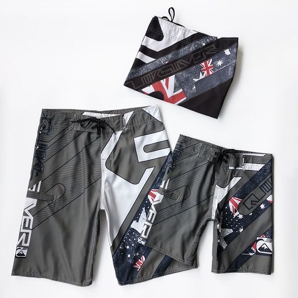 

beach surfing pants casual pants summer loose breathable quick drying father son same fat man large fashion capris, White;black