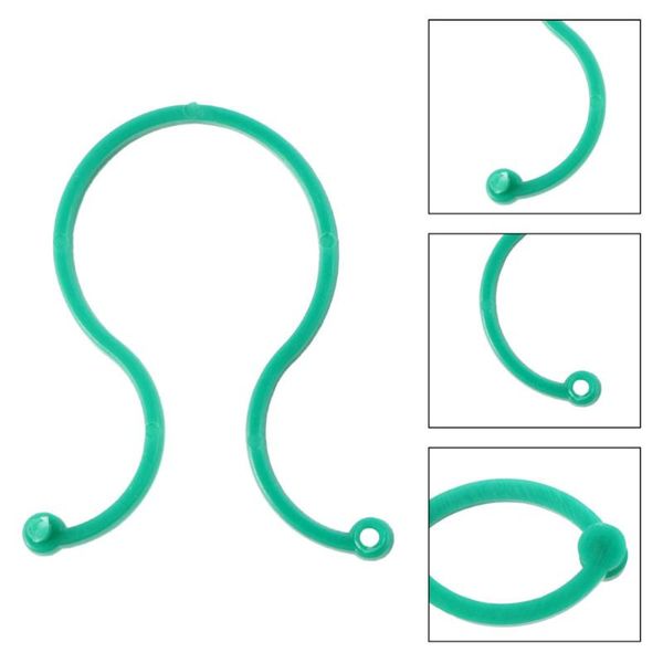 

planters & pots 50pcs plant flower support clip garden clamp vine fixing