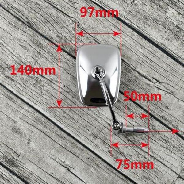 

handlebars 2pcs stainless steel motorcycle handlebar rearview mirror cnc 7/8"