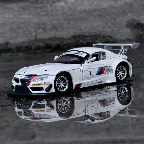 

124 IM Z4 GT3 Free Wheeling High Light Sport Racing Car Model Toy Diecast Metal Alloy Miniature Replica