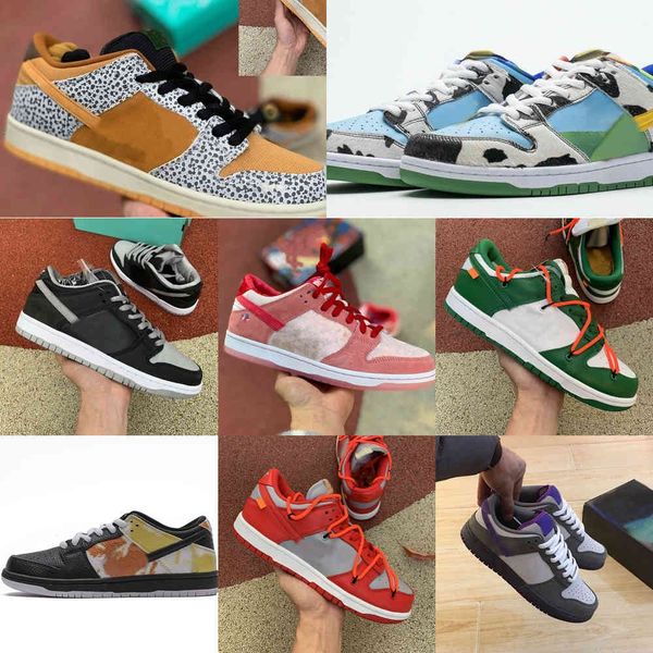 

nk x strangelove low mens basketball shoes dunks travis scotts sneakers safari raygun tie dye black university red sports trainers 15kgyn