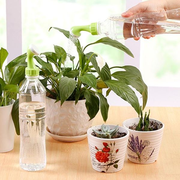 

watering equipments 2021 creative gardening plant attachment spray-head drink bottle water can waterers seedling irrigation equipment