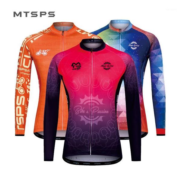 

women cycling jersey mtb bicycle clothing ciclismo long sleeves race-ropa-maillot1, Black;red
