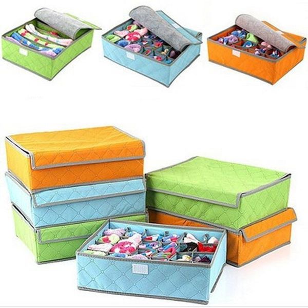 

storage drawers clothing organizer home 7/16/24 girds non woven box drawer underwear bra scarfs socks
