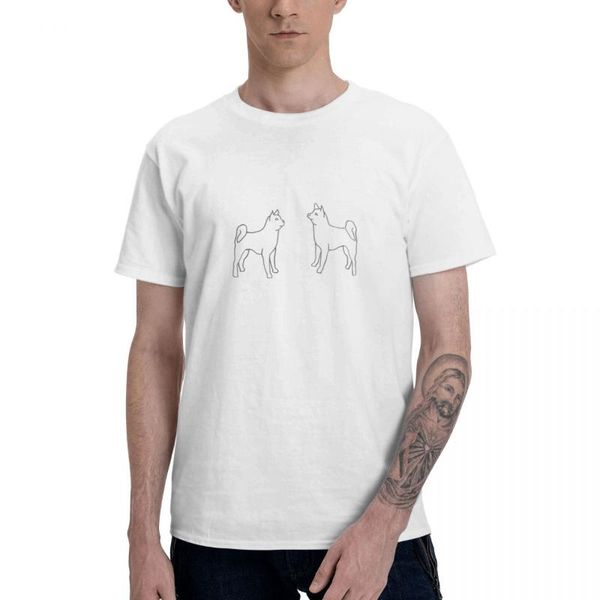 

men's t-shirts akita paint your own graphic tee basic short sleeve t-shirt funny, White;black