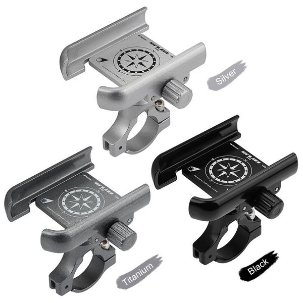 

aluminum bike phone holder 360 degree rotating adjustable anti slip cycling bicycle handlebar mount stand car & truck racks