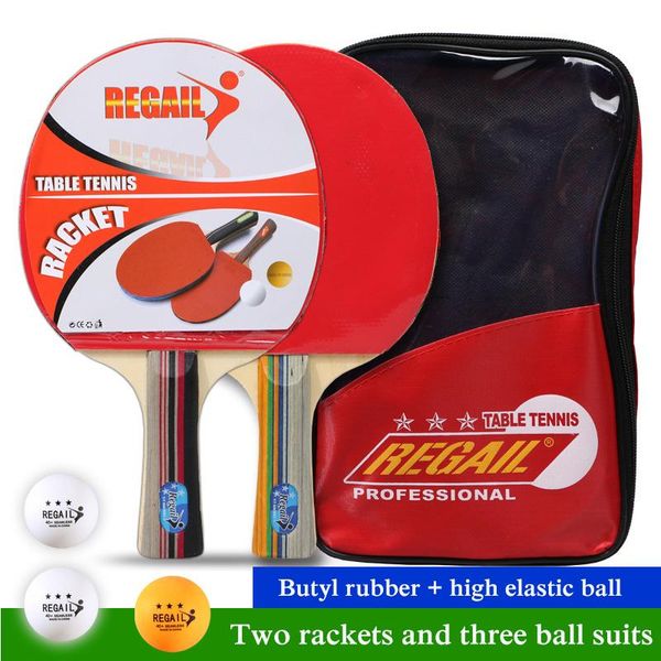 

table tennis raquets 2pcs/set racket straight horizontal grip for youth training beginners practice using pong