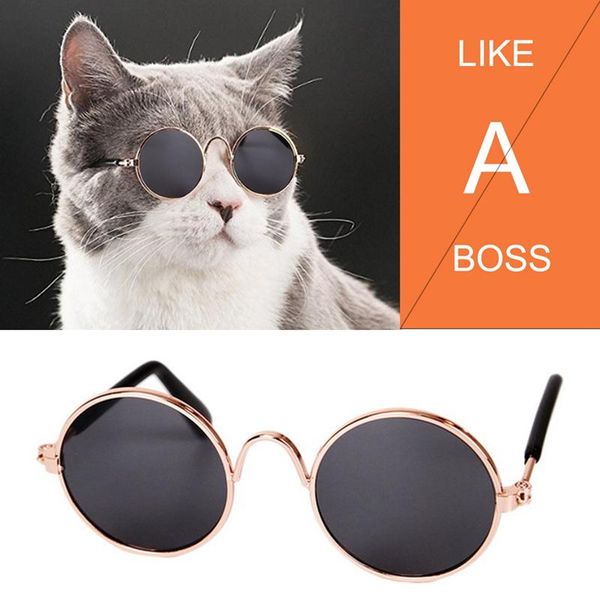 

dog apparel fashion pet cat sunglasses glasses eyewear cool eye-protection anti-wear wear grooming pos props accessories black
