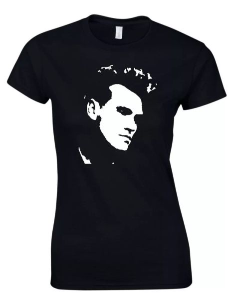 

morrissey the smiths inspired indie womens t shirt, White;black