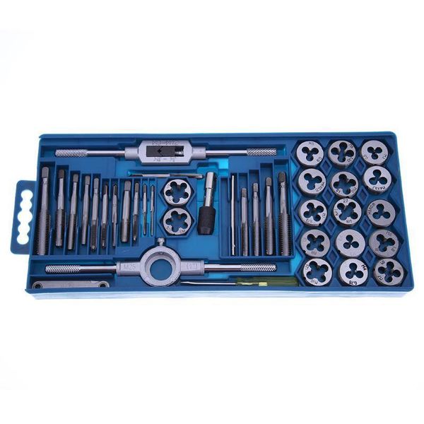 

hand tools 40pc set tap threading die thread hardware