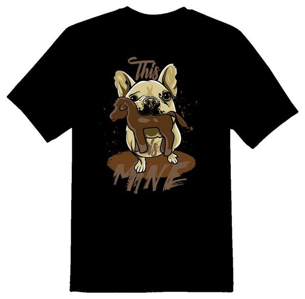 

this is mine dog and pony toy black or white tee, White;black