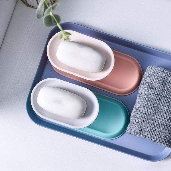 

soap dish drain rack sponge storage bathroom kitchen hanging dishes