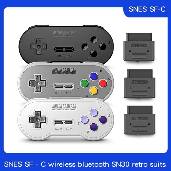 

game controllers & joysticks 8bitdo wireless bluetooth sn30 retro set for snes sf-c