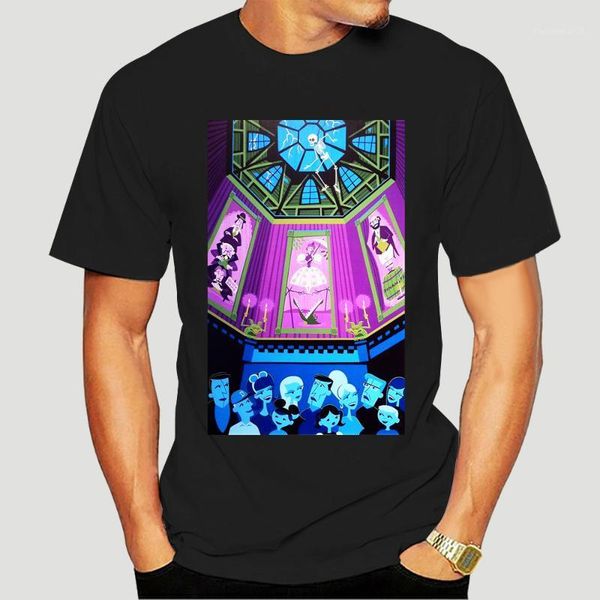 

men's t-shirts men t shirt summer fashion haunted mansion man black t-shirt women, White;black