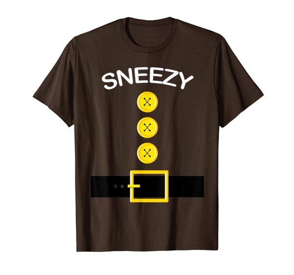 

Sneezy Dwarf Thanksgiving Costume Matching T Shirt, Mainly pictures