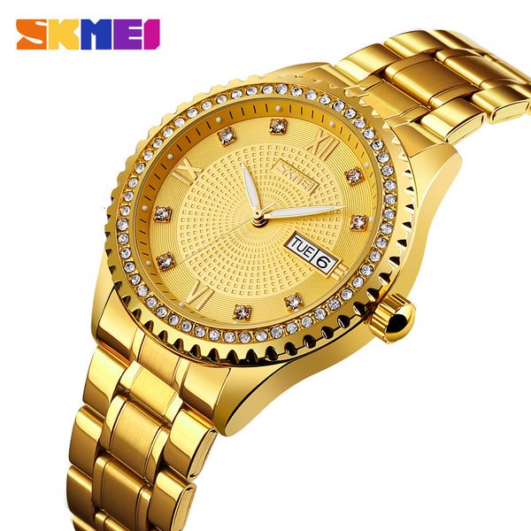 

fashion men watches brand automatic gold mechanical men's date week display reloj mecanico de hombres, Slivery;brown