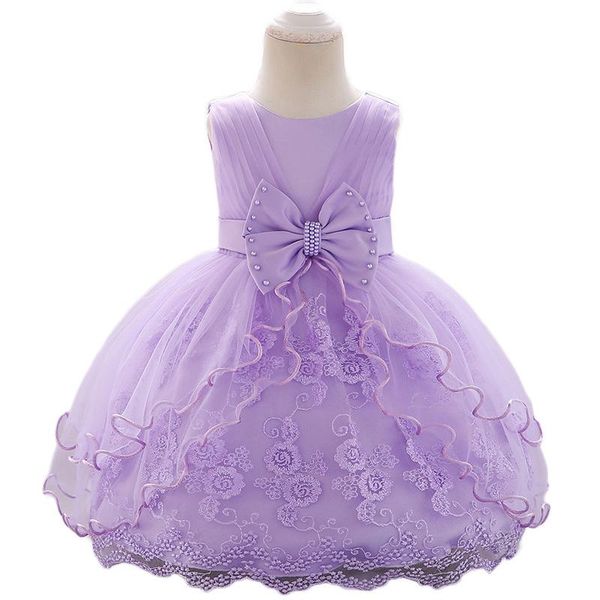 

girl's dresses infant baby girls princess birthday formal dress 1 year toddler girl wedding party kids baptism vestidos clothes costume, Red;yellow