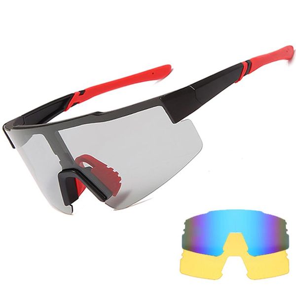 

outdoor eyewear polarized men women bicycle glasses pochrome racing bike goggles sport cycling sunglasses change lense